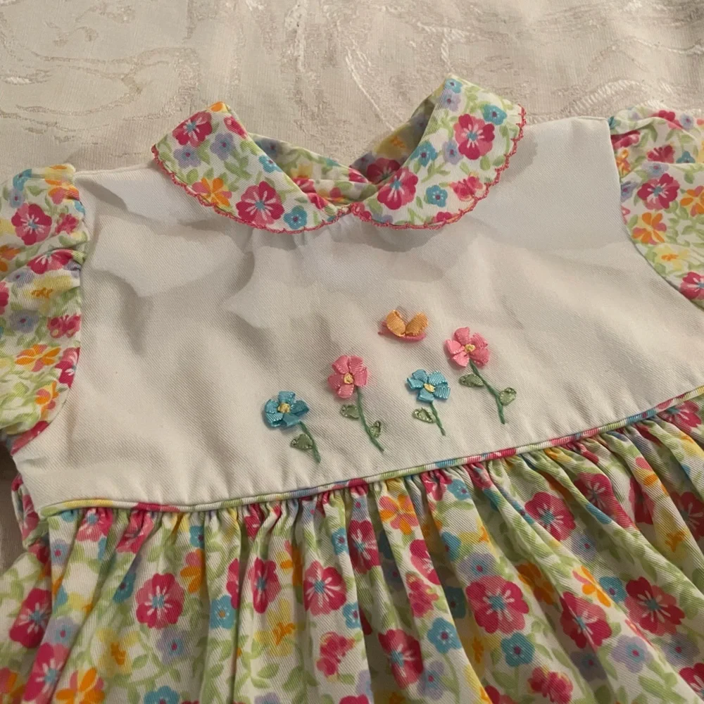 Glory Kids Baby Girls 6M Ready for Spring Floral Dress - Picture 2 of 8